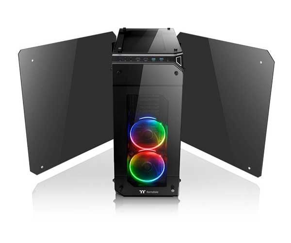 Gabinete Thermaltake View 71 TG RGB Preto, CA-1I7-00F1WN-01