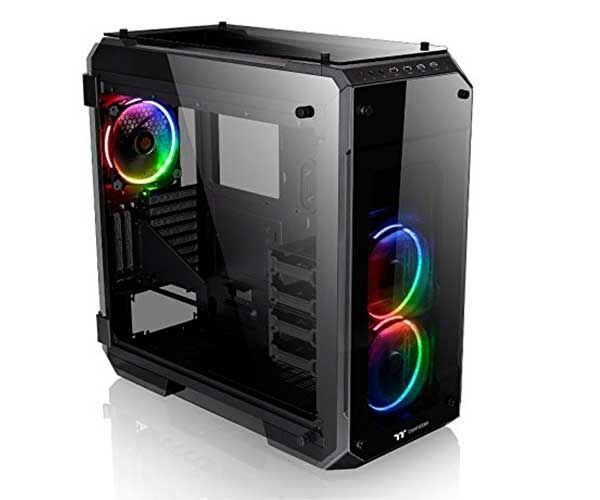 Gabinete Thermaltake View 71 TG RGB Preto, CA-1I7-00F1WN-01