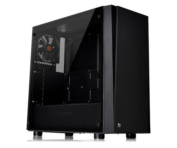 Gabinete Thermaltake Versa J21 TG Preto Lateral em Vidro, CA-1K1-00M1WN-00