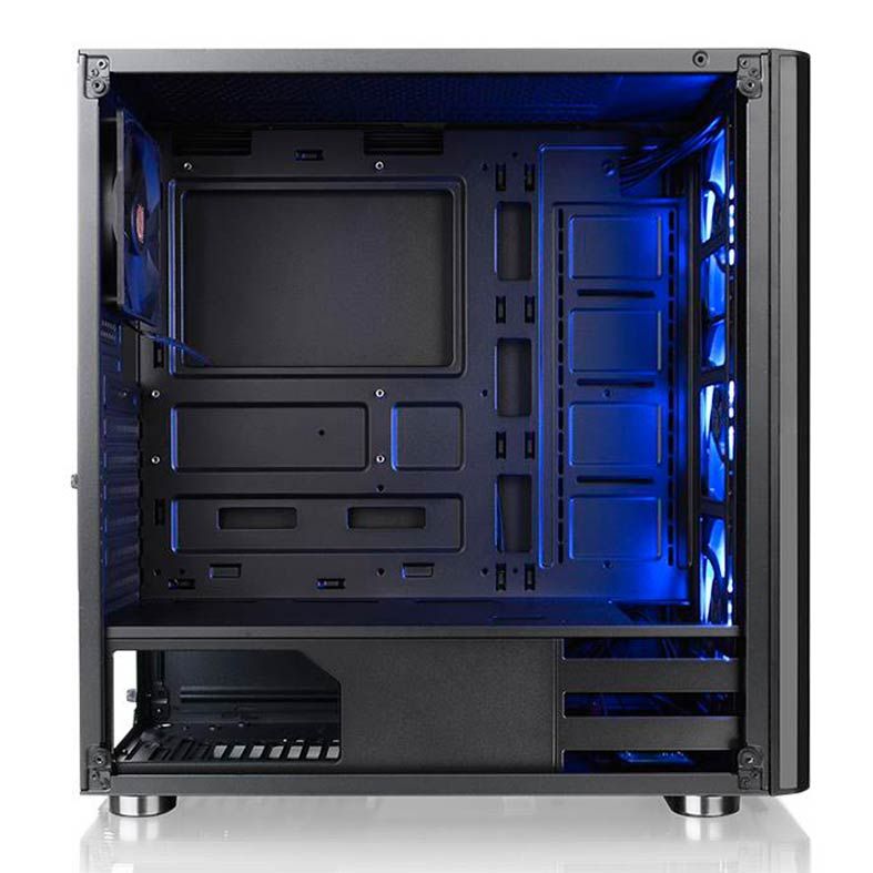 Gabinete Thermaltake V200 TG RGB Lateral em Vidro Temp, CA-1K8-00M1WN-01