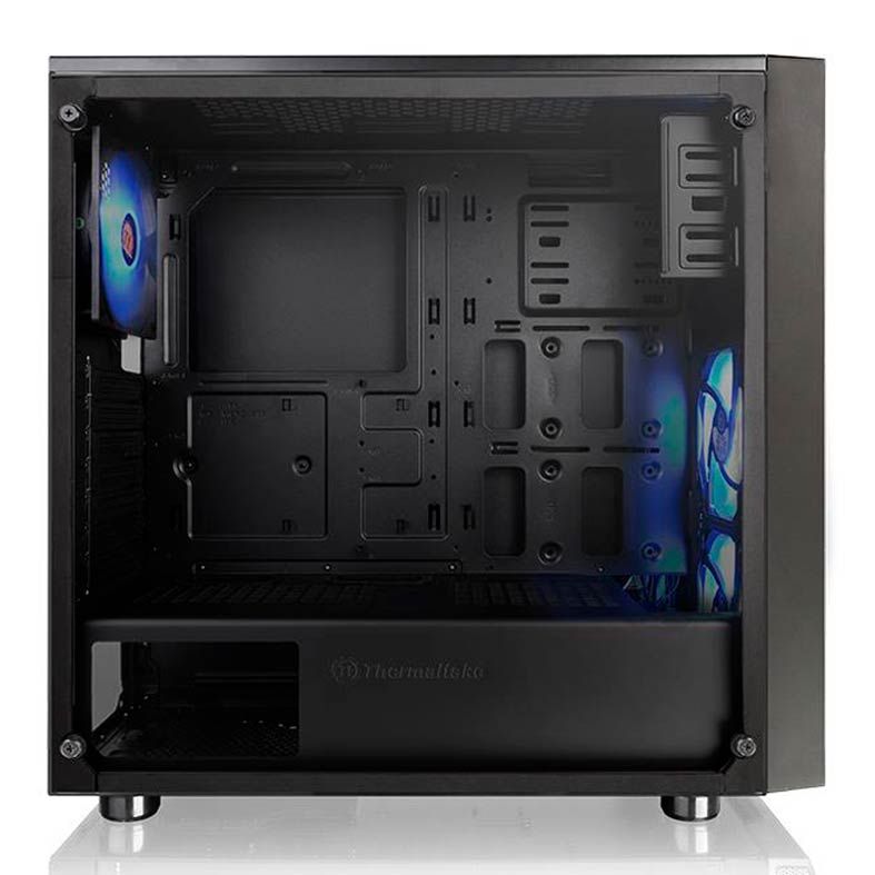 Gabinete Thermaltake Versa J22 TG RGB Lateral em Vidro Temp, CA-1L5-00M1WN-01