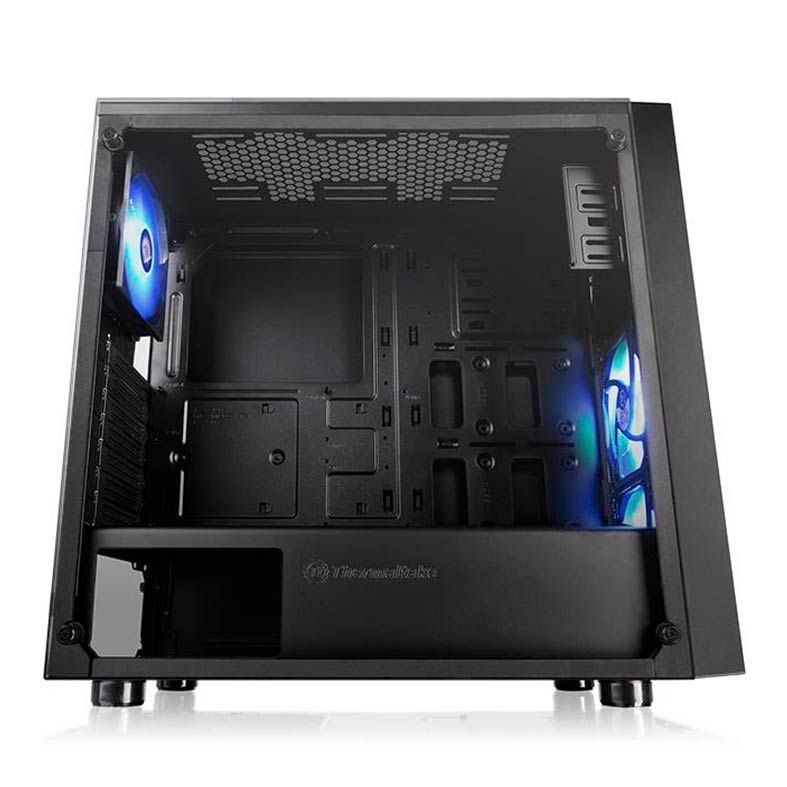 Gabinete Thermaltake Versa J22 TG RGB Lateral em Vidro Temp, CA-1L5-00M1WN-01