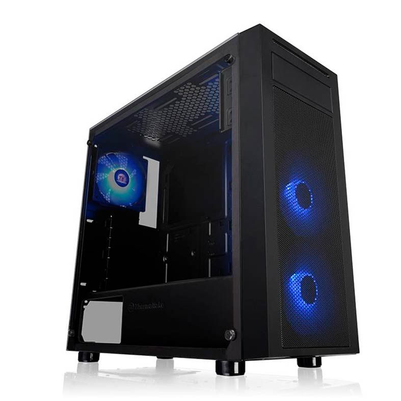 Gabinete Thermaltake Versa J22 TG RGB Lateral em Vidro Temp, CA-1L5-00M1WN-01