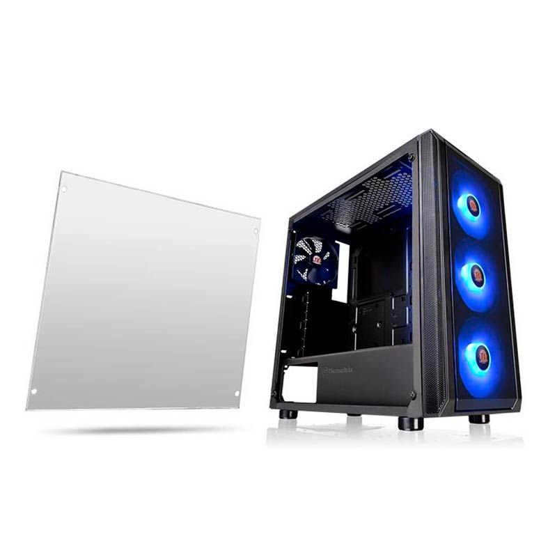 Gabinete Thermaltake Versa J23 TG RGB Lateral em Vidro Temp, CA-1L6-00M1WN-01