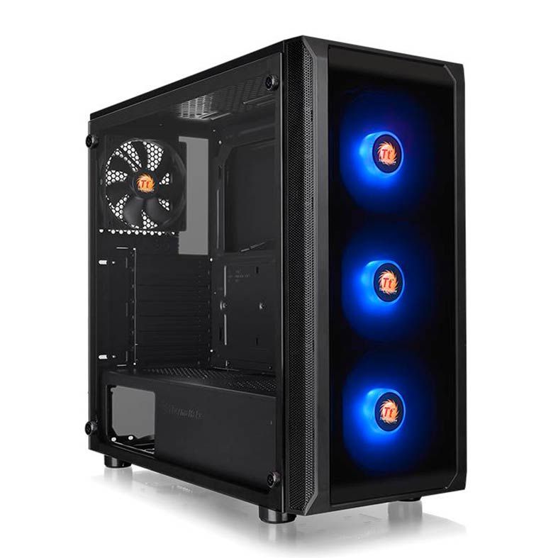 Gabinete Thermaltake Versa J23 TG RGB Lateral em Vidro Temp, CA-1L6-00M1WN-01