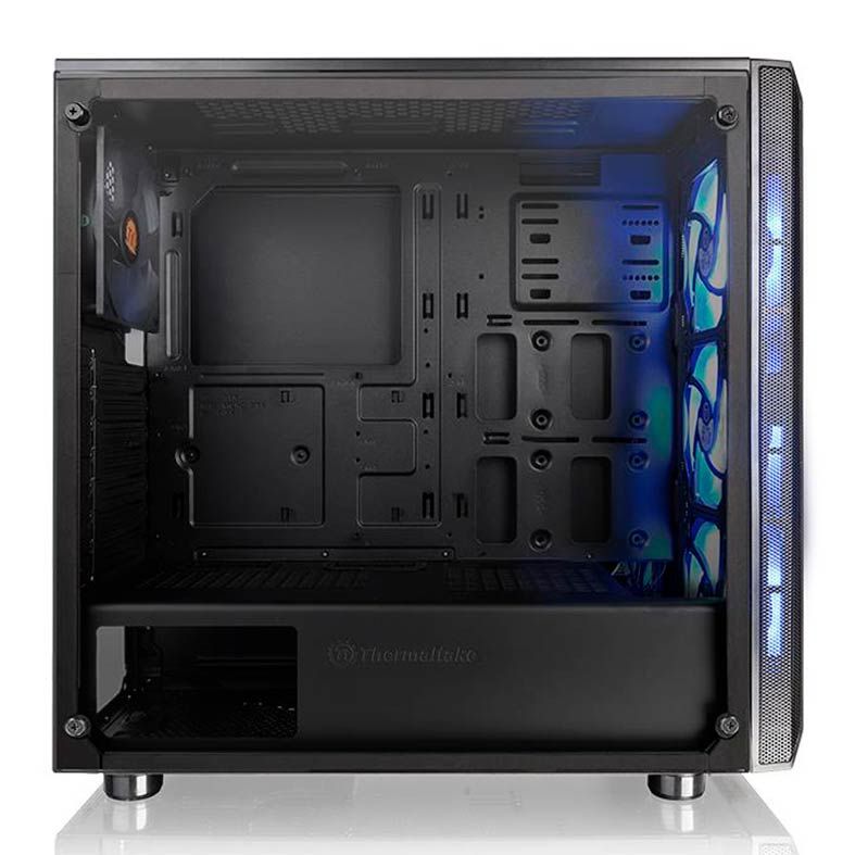 Gabinete Thermaltake Versa J23 TG RGB Lateral em Vidro Temp, CA-1L6-00M1WN-01