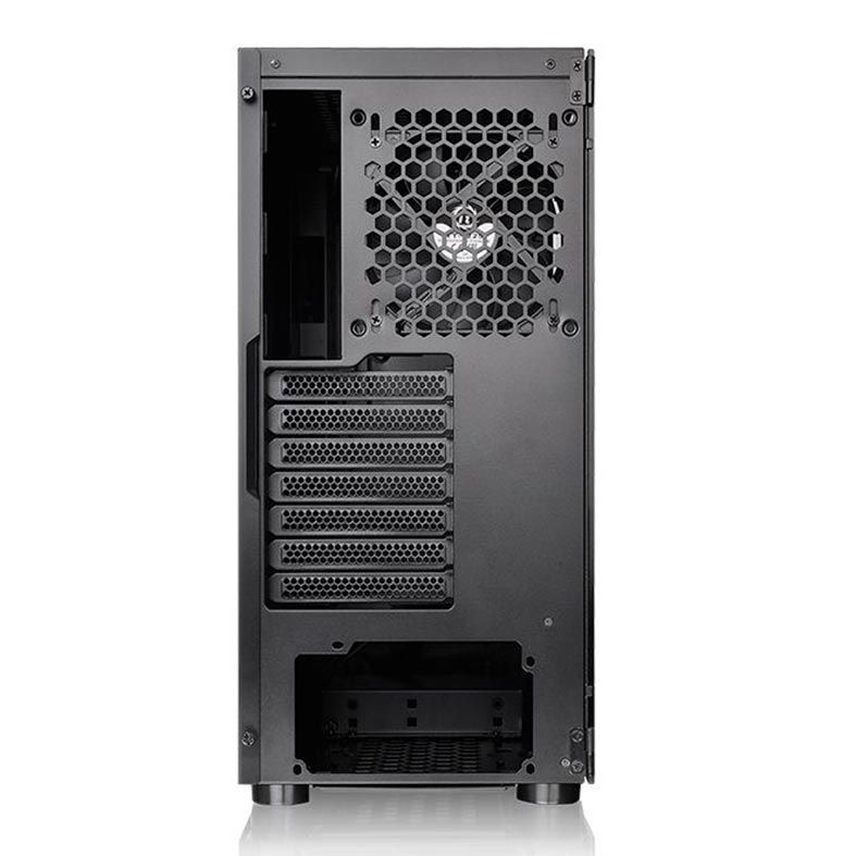 Gabinete Thermaltake H200 TG RGB Preto Lateral Vidro Temp, CA-1M3-00M1WN-00