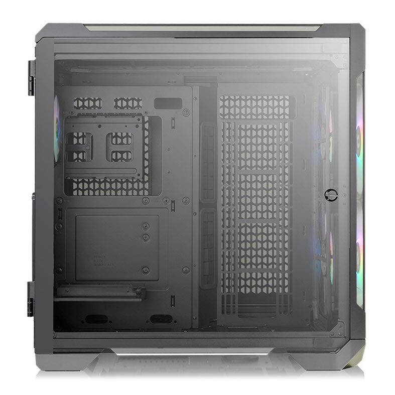 Gabinete Gamer Thermaltake View 51 TG, ARGB, Full-Tower, Lateral de Vidro, Com 3 Fans, Preto, CA-1Q600M1WN-00