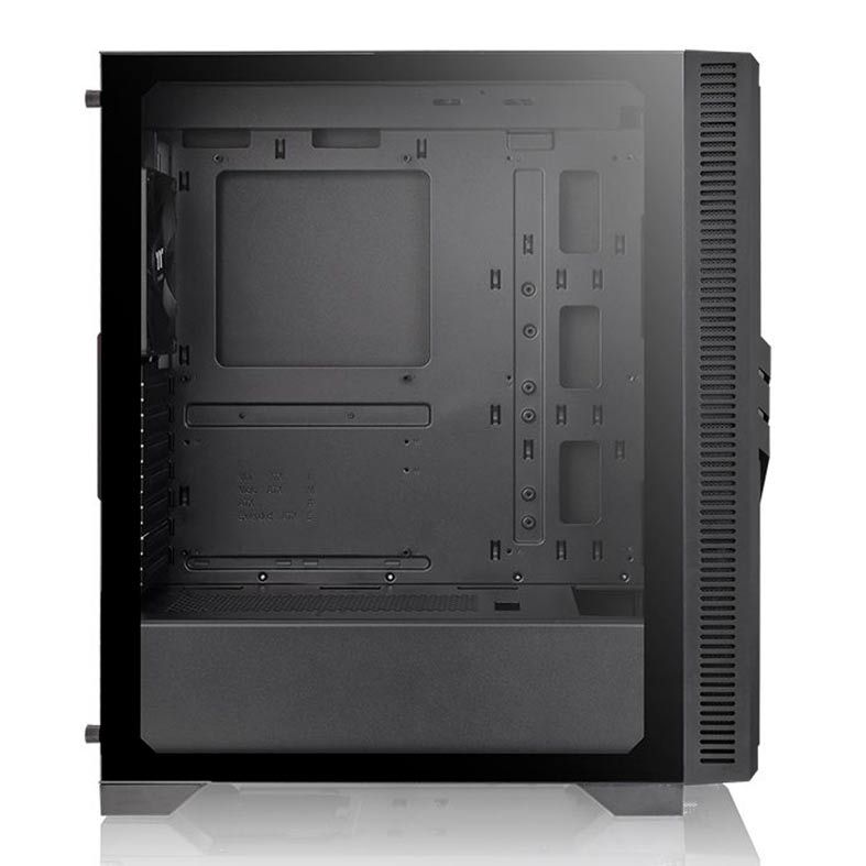 Gabinete Thermaltake Versa T35 TG RGB Preto Lateral Vidro Temp, CA-1R7-00M1WN-00
