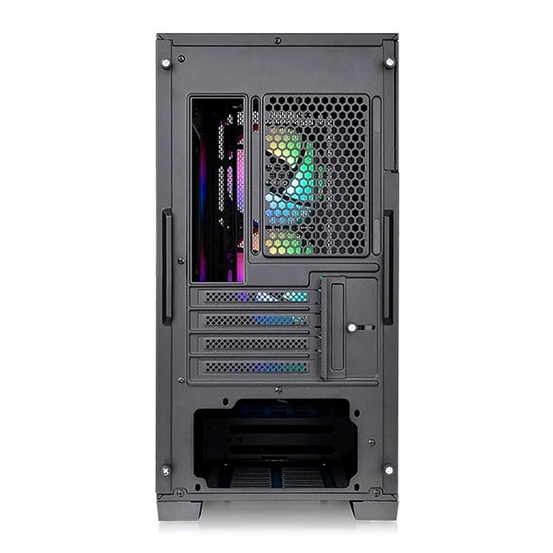 Gabinete Gamer Thermaltake Divider 170 TG, ARGB, Mini-Tower, Lateral de Vidro, Com 2 Fans, Preto, CA-1S4-00S1WN-00