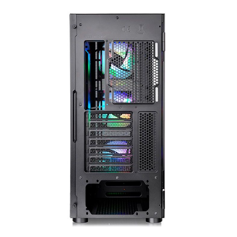 Gabinete Gamer Thermaltake H570 TG ARGB, Mid-Tower, Lateral de Vidro, Com 3 Fans, Preto, CA-1T9-00M1WN-01