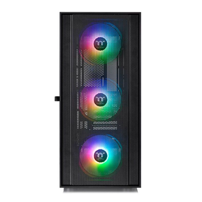 Gabinete Gamer Thermaltake H570 TG ARGB, Mid-Tower, Lateral de Vidro, Com 3 Fans, Preto, CA-1T9-00M1WN-01