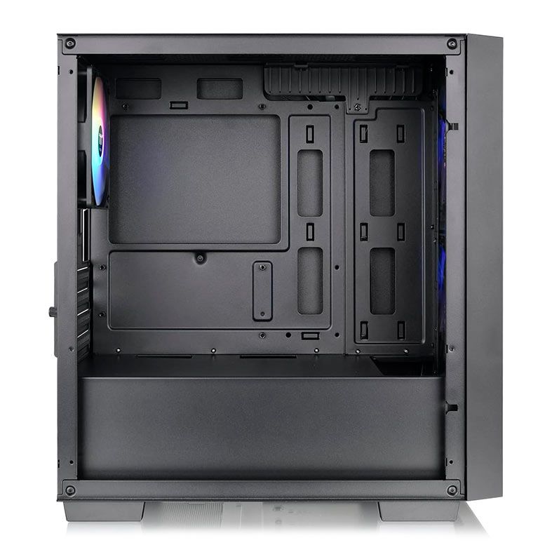 Gabinete Gamer Thermaltake Versa H16 TG, ARGB, Micro-Tower, Lateral de Vidro, Preto, CA-1Y8-00S1WN-02