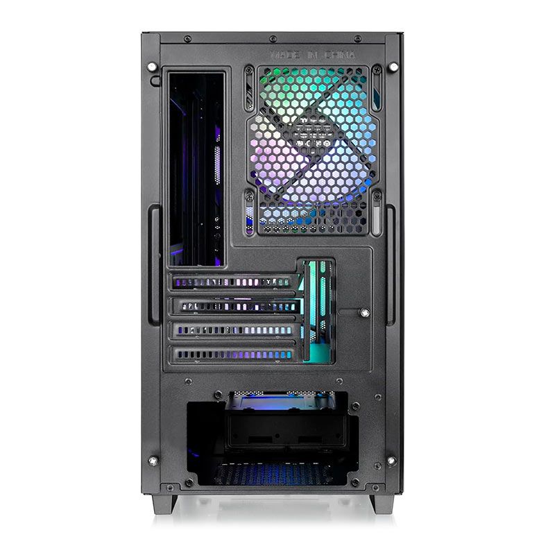 Gabinete Gamer Thermaltake Versa H16 TG, ARGB, Micro-Tower, Lateral de Vidro, Preto, CA-1Y8-00S1WN-02