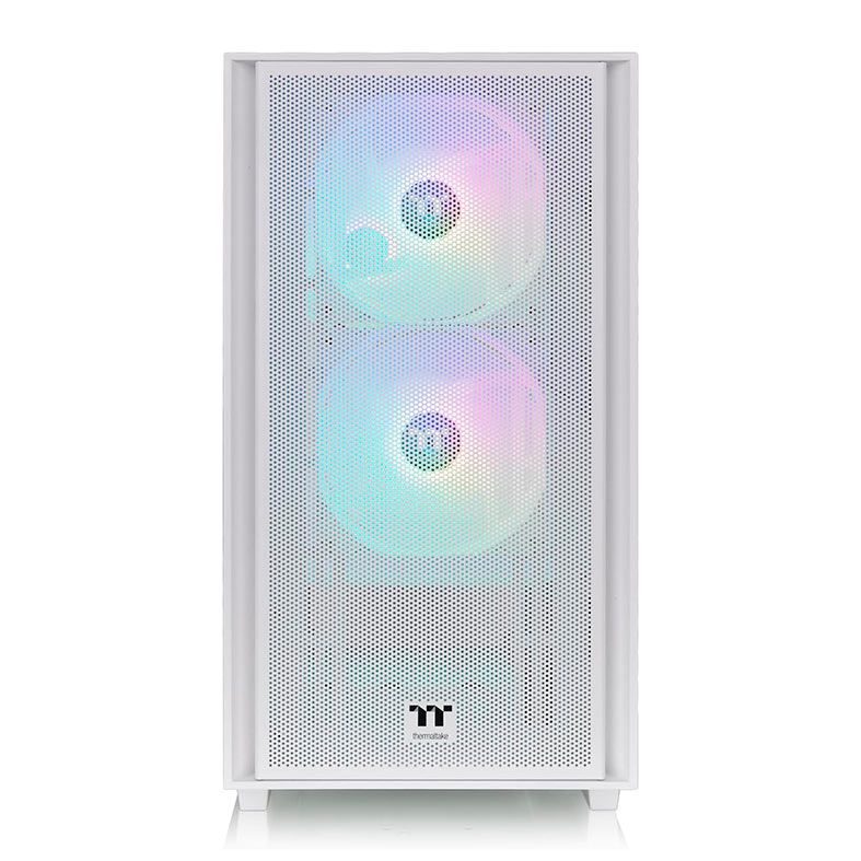 Gabinete Gamer Thermaltake Versa H16 TG, ARGB, Micro-Tower, Lateral de Vidro, Branco, CA-1Y8-00S6WN-01