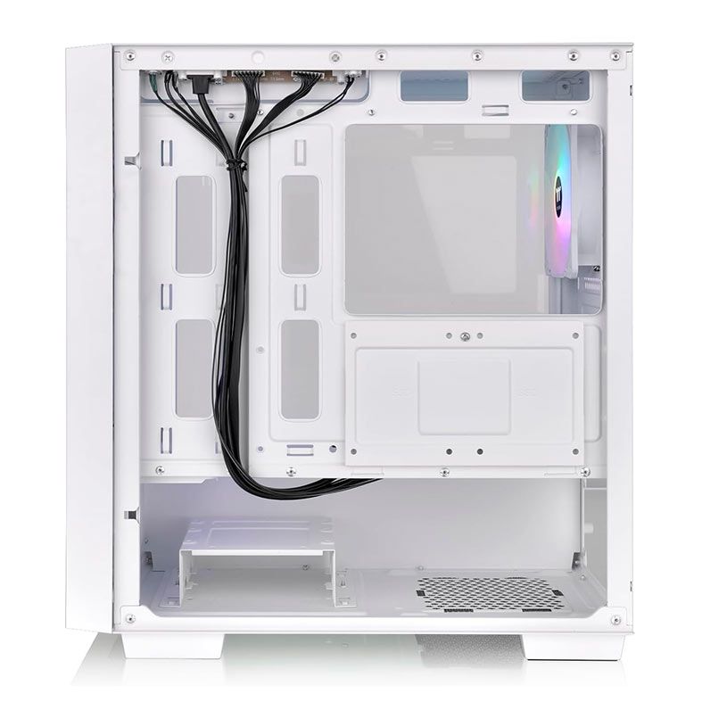 Gabinete Gamer Thermaltake Versa H16 TG, ARGB, Micro-Tower, Lateral de Vidro, Branco, CA-1Y8-00S6WN-01