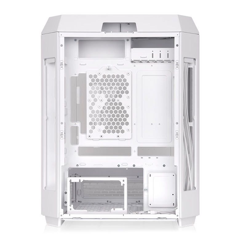 Gabinete Gamer Thermaltake The Tower 600 Snow, Mid-Tower, Lateral de Vidro, Com 2 Fans, Branco, CA-1Z1-00M6WN-00