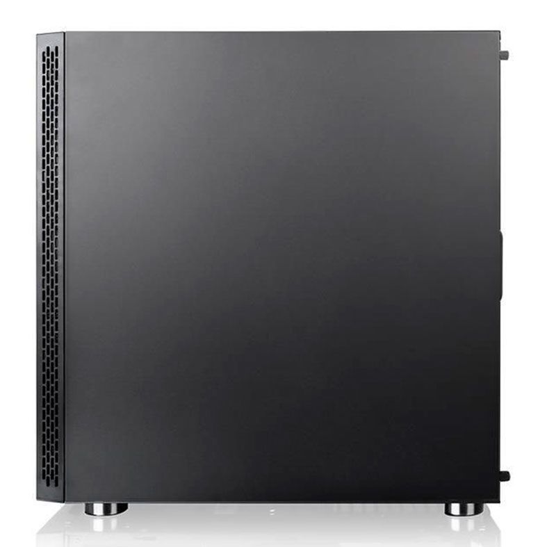Gabinete Thermaltake V200 TG RGB Lateral Vidro Temp Preto + Fonte 600W, CA-3K8-60M1WZ-00