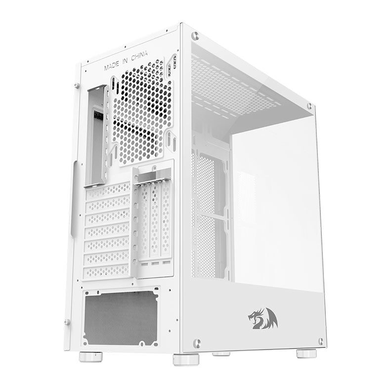 Gabinete Gamer Redragon Reflect, Mid-Tower, Lateral de Vidro, Branco, CA-601W