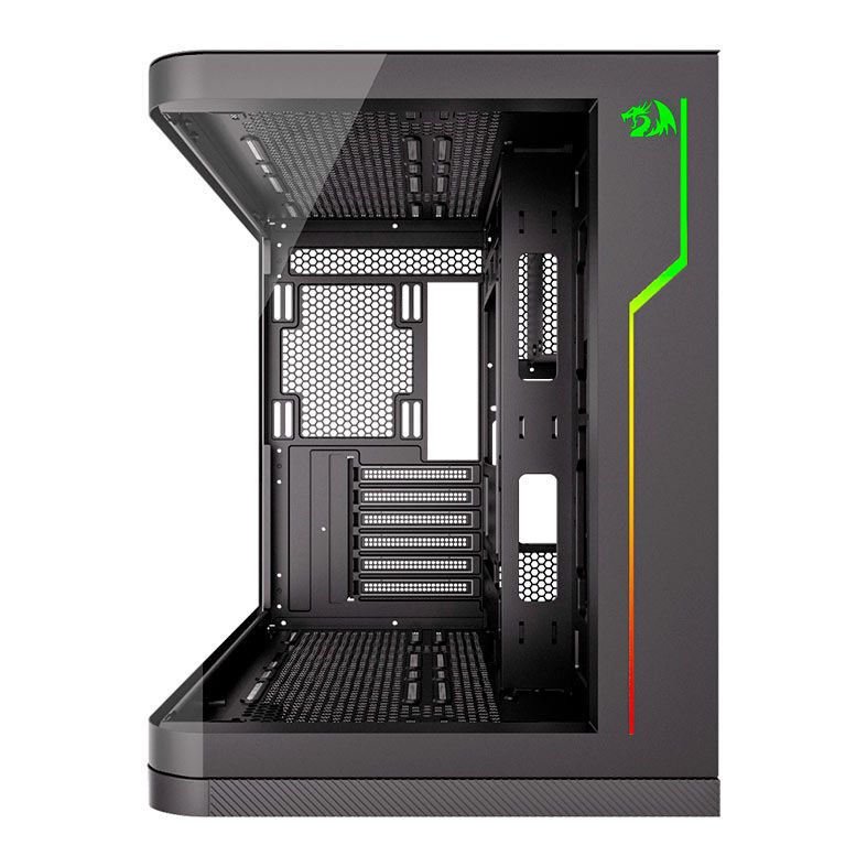 Gabinete Gamer Redragon Wideload Extreme, RGB, Mid-Tower, Lateral de Vidro, Preto, CA-605B