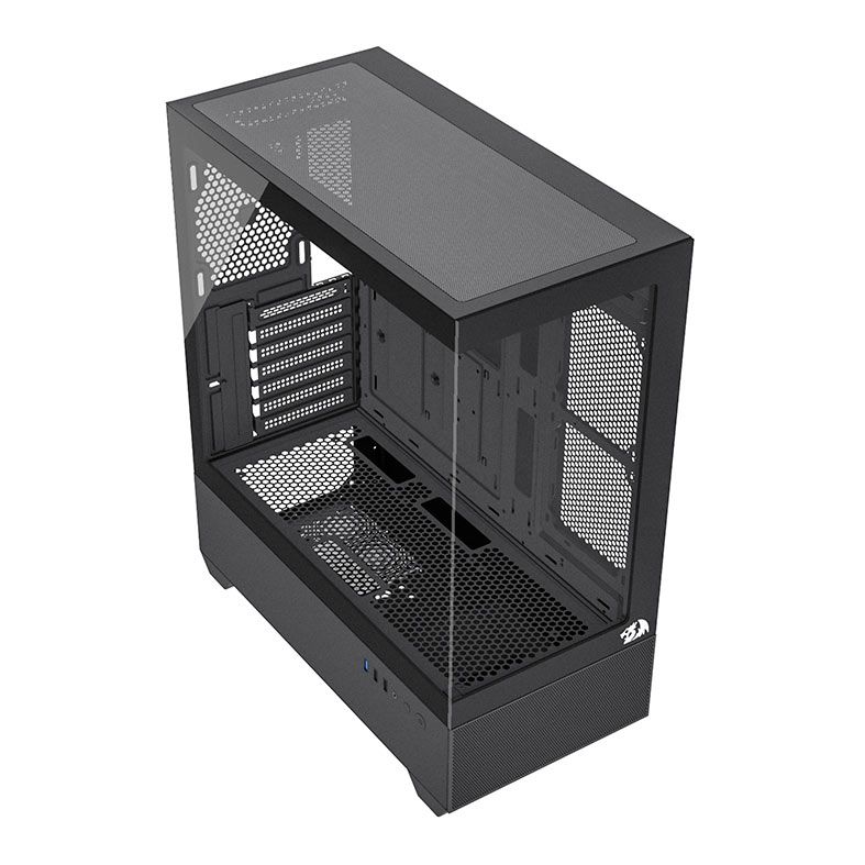 Gabinete Gamer Redragon Reflect Flow, Mid-Tower, Lateral de Vidro, Preto, CA-606B