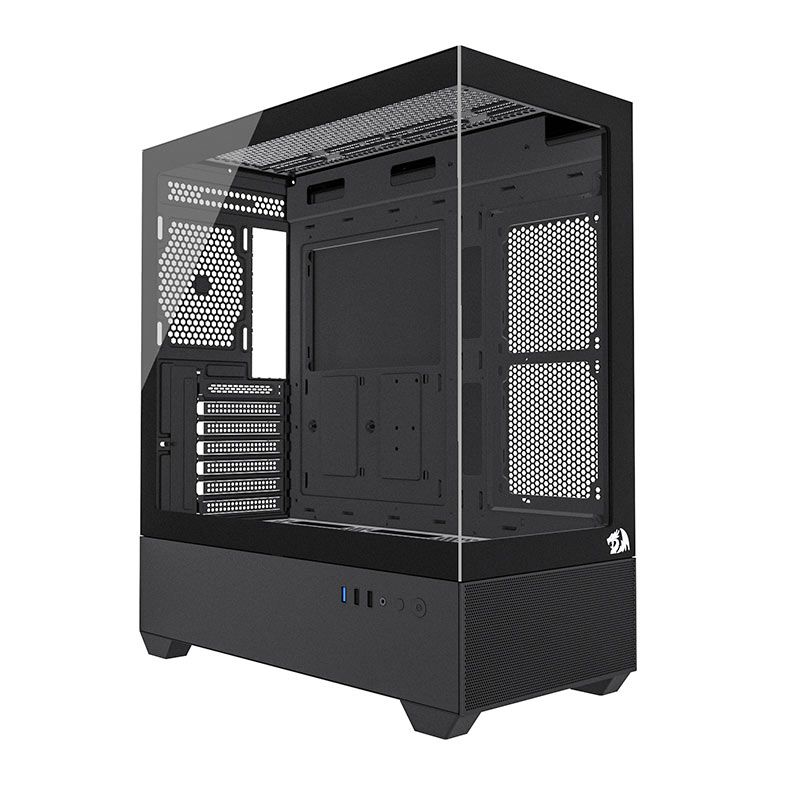 Gabinete Gamer Redragon Reflect Flow, Mid-Tower, Lateral de Vidro, Preto, CA-606B
