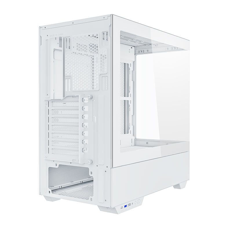 Gabinete Gamer Redragon Reflect Pro, Mid-Tower, Lateral de Vidro, Branco, CA-607W