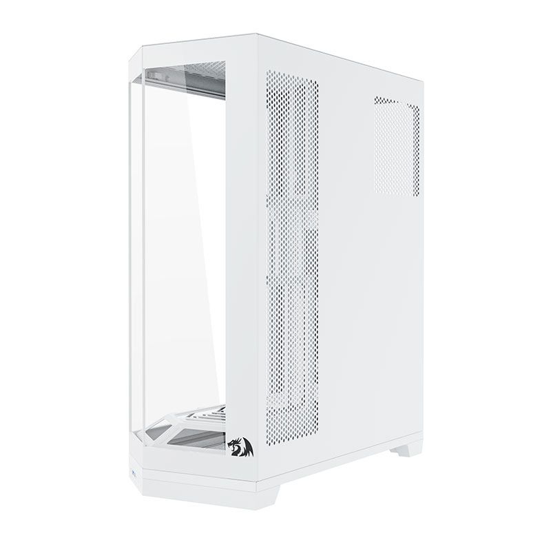 Gabinete Gamer Redragon Edge, Mid Tower, Lateral de vidro, Branco, CA-608W