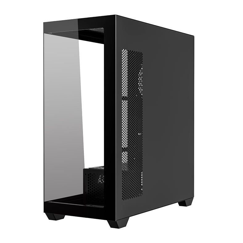 Gabinete Gamer Redragon Deflect, Mid tower, Lateral de Vidro, Preto, CA-609B