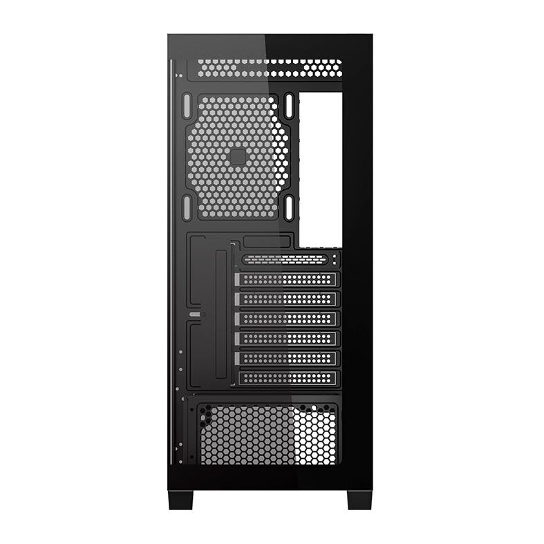 Gabinete Gamer Redragon Deflect, Mid tower, Lateral de Vidro, Preto, CA-609B