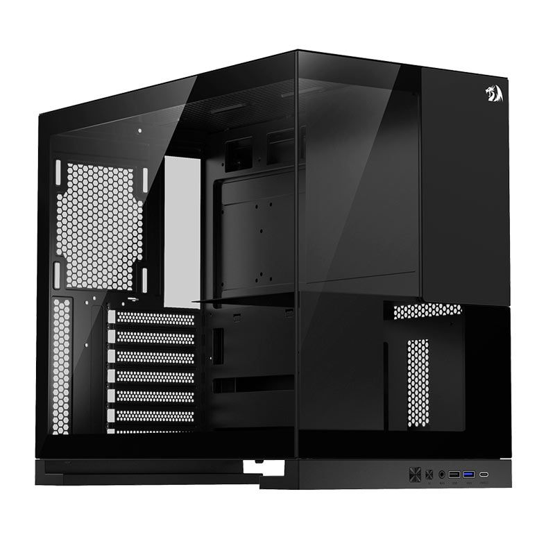 Gabinete Gamer Redragon Eternal, Mid-Tower, Lateral de Vidro, Preto, CA-612B