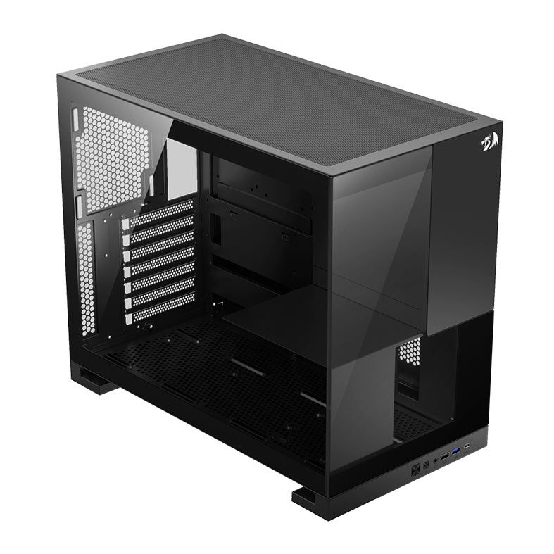 Gabinete Gamer Redragon Eternal, Mid-Tower, Lateral de Vidro, Preto, CA-612B