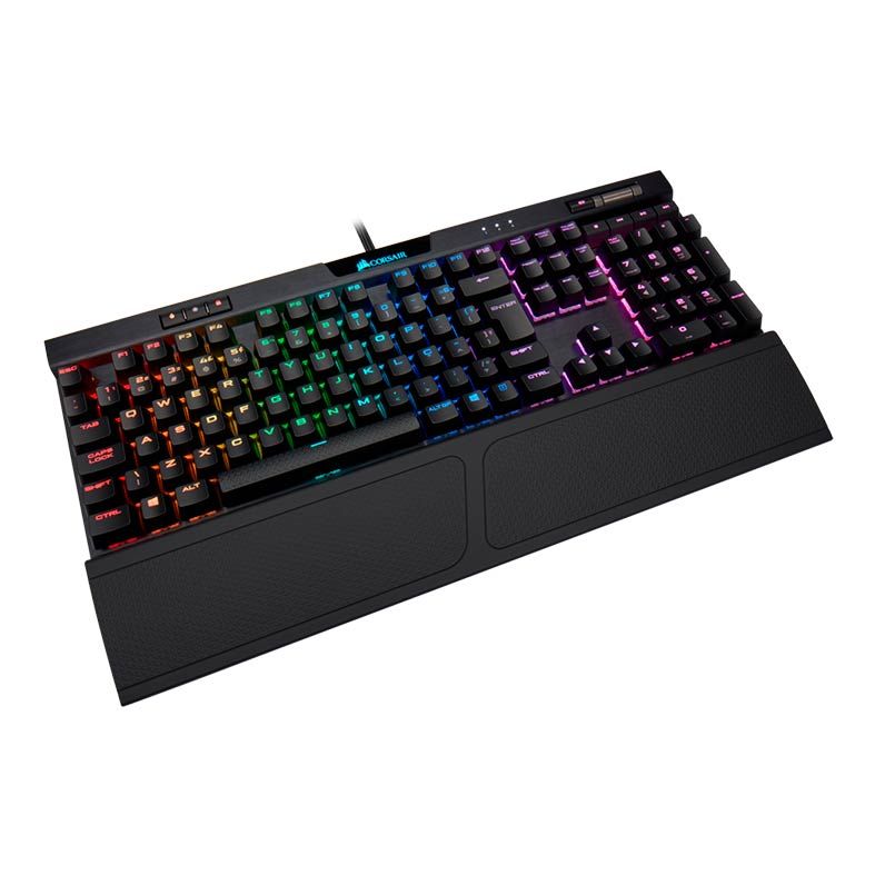 Teclado Mecanico Corsair K70 MK.2 RapidFire RGB Switch Cherry MX Speed ABNT2, CH-9109014-BR