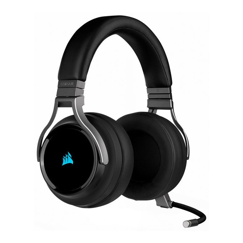 Headset Gamer Corsair Virtuoso RGB Wireless Preto 7.1 Drivers 50mm, CA-9011185-NA