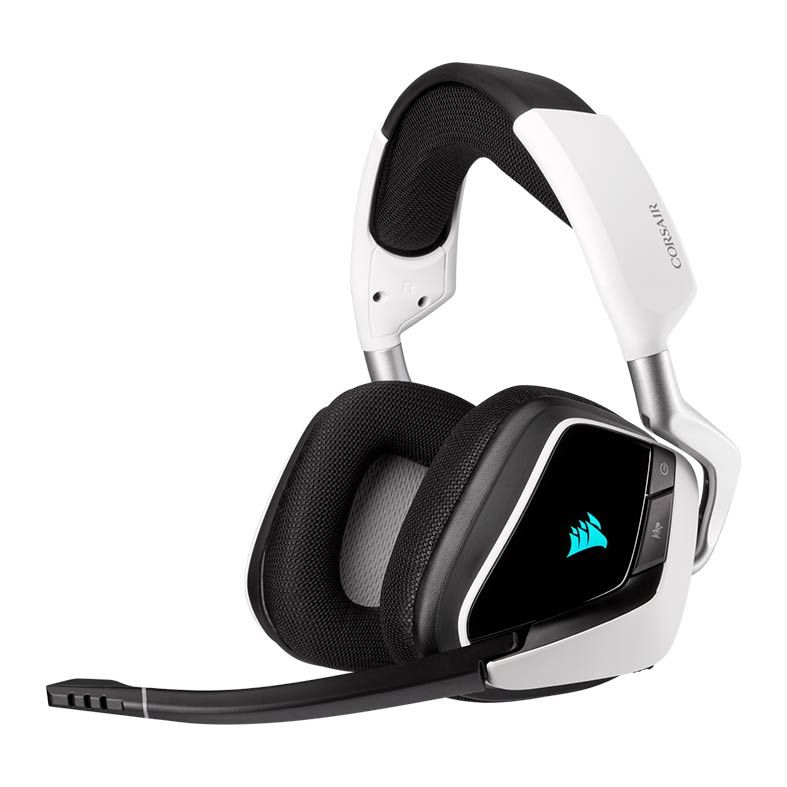 Headset Gamer Corsair Void RGB Elite Wireless Branco 7.1 Drivers 50mm, CA-9011202-NA