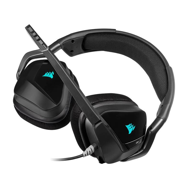 Headset Gamer Corsair Void RGB Elite USB Carbon 7.1 Drivers 50mm, CA-9011203-NA