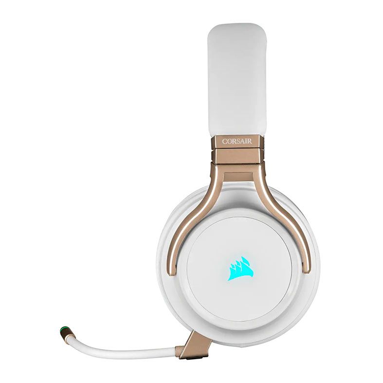 Headset Gamer Corsair Virtuoso RGB Wireless, Som Surround 7.1, Drivers 50mm, Perola, CA-9011224-NA
