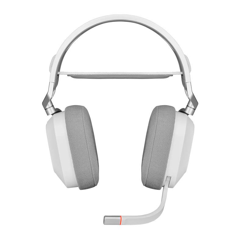 Headset Gamer Corsair HS80 Premium, RGB, Surround, Dolby Atmos, Wireless, Drivers 50mm, Branco, CA-9011236-NA