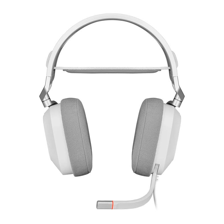 Headset Gamer Corsair HS80, RGB, Som Surround 7.1, Drivers 50mm, Branco, CA-9011238-NA