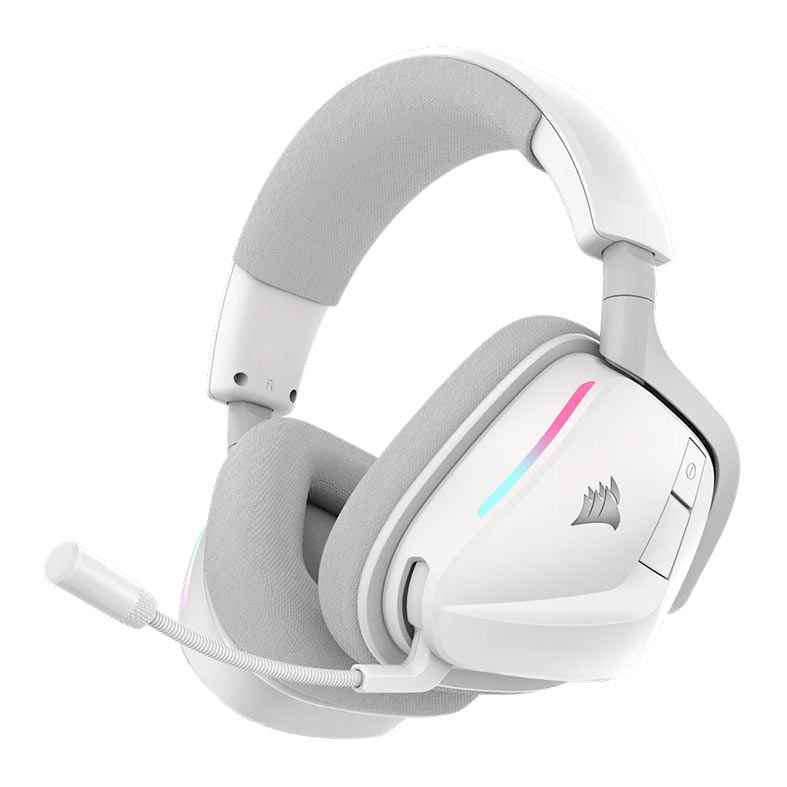 Headset Gamer Corsair Void Wireless V2, RGB, Drivers 50mm, Branco, CA-9011380-WW