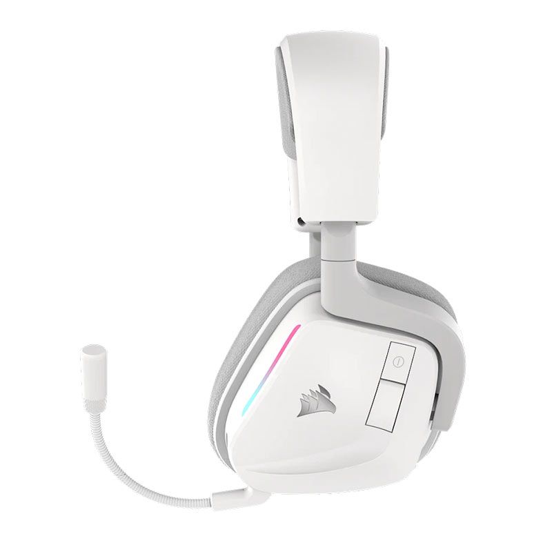 Headset Gamer Corsair Void Wireless V2, RGB, Drivers 50mm, Branco, CA-9011380-WW