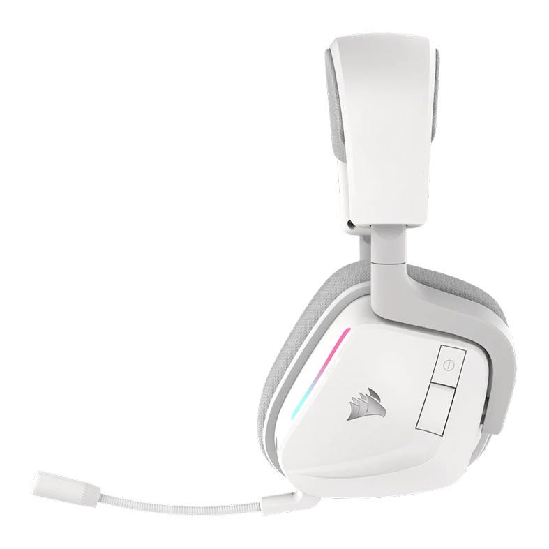 Headset Gamer Corsair Void Wireless V2, RGB, Drivers 50mm, Branco, CA-9011380-WW