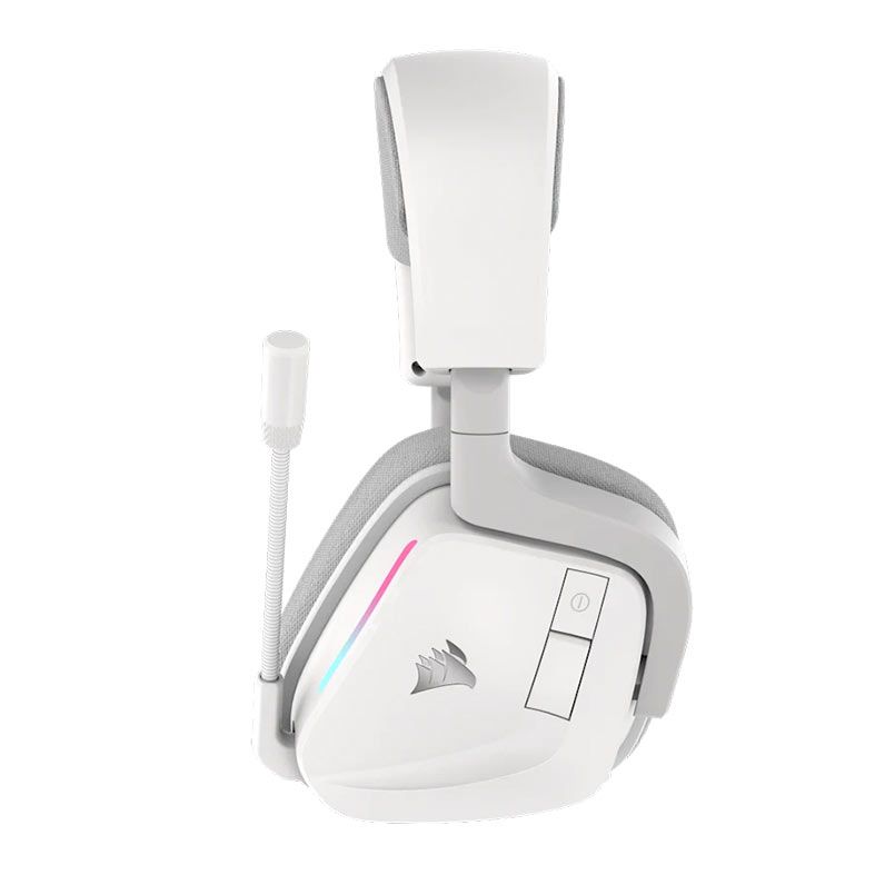 Headset Gamer Corsair Void Wireless V2, RGB, Drivers 50mm, Branco, CA-9011380-WW