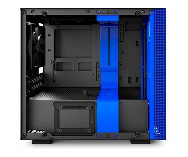Gabinete NZXT H200i Preto/Azul, CA-H200W-BL