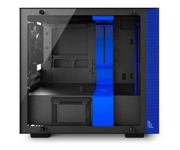Gabinete NZXT H200i Preto/Azul, CA-H200W-BL