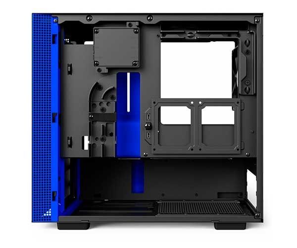 Gabinete NZXT H200i Preto/Azul, CA-H200W-BL