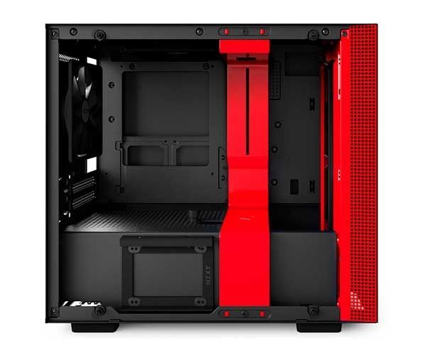 Gabinete NZXT H200i Preto/Vermelho, CA-H200W-BR