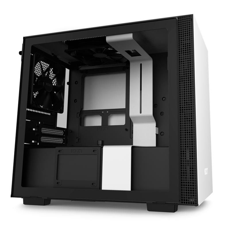 Gabinete NZXT H210 Branco/Preto, CA-H210B-W1