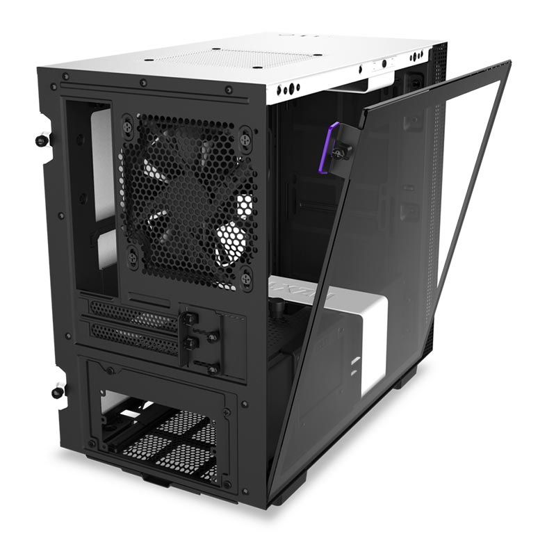 Gabinete NZXT H210i Branco/Preto, CA-H210i-W1