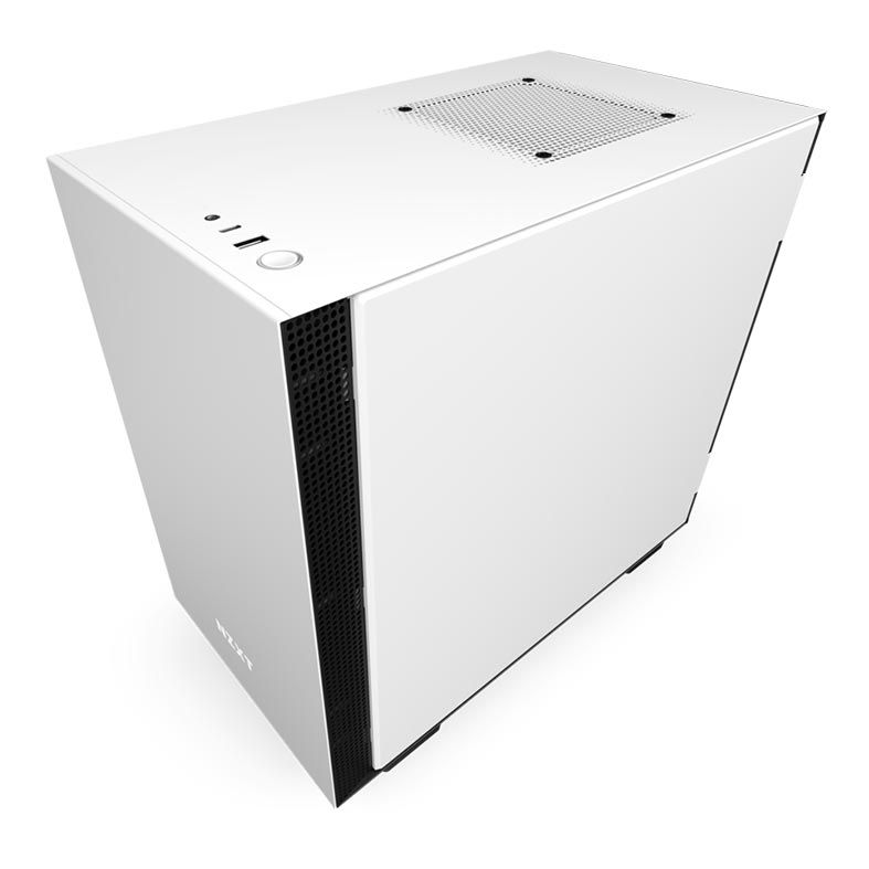 Gabinete NZXT H210i Branco/Preto, CA-H210i-W1